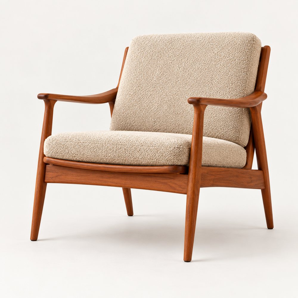 Comment reconnaître un fauteuil scandinave en teck